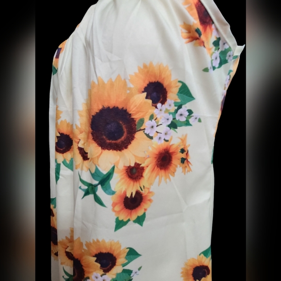 Unknown brand size L yellow dress - Picture 8 of 9